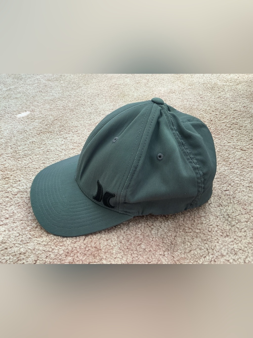 Hurley Men's greyish Green Curved-Brim Cap